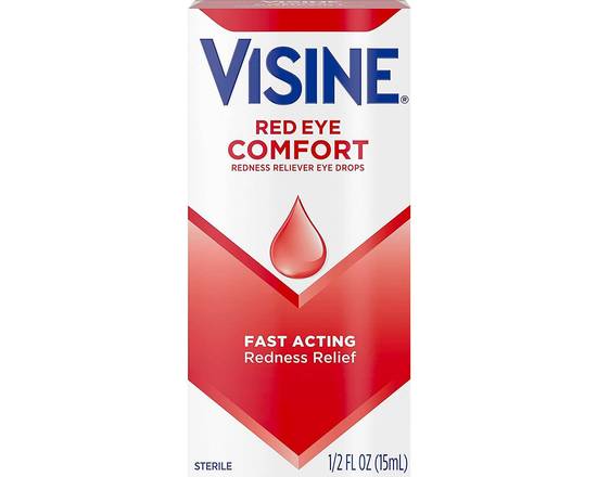 Order Visine - Red Eye Comfort - 75ml food online from East Cooper Family Pharmacy store, Mt Pleasant on bringmethat.com
