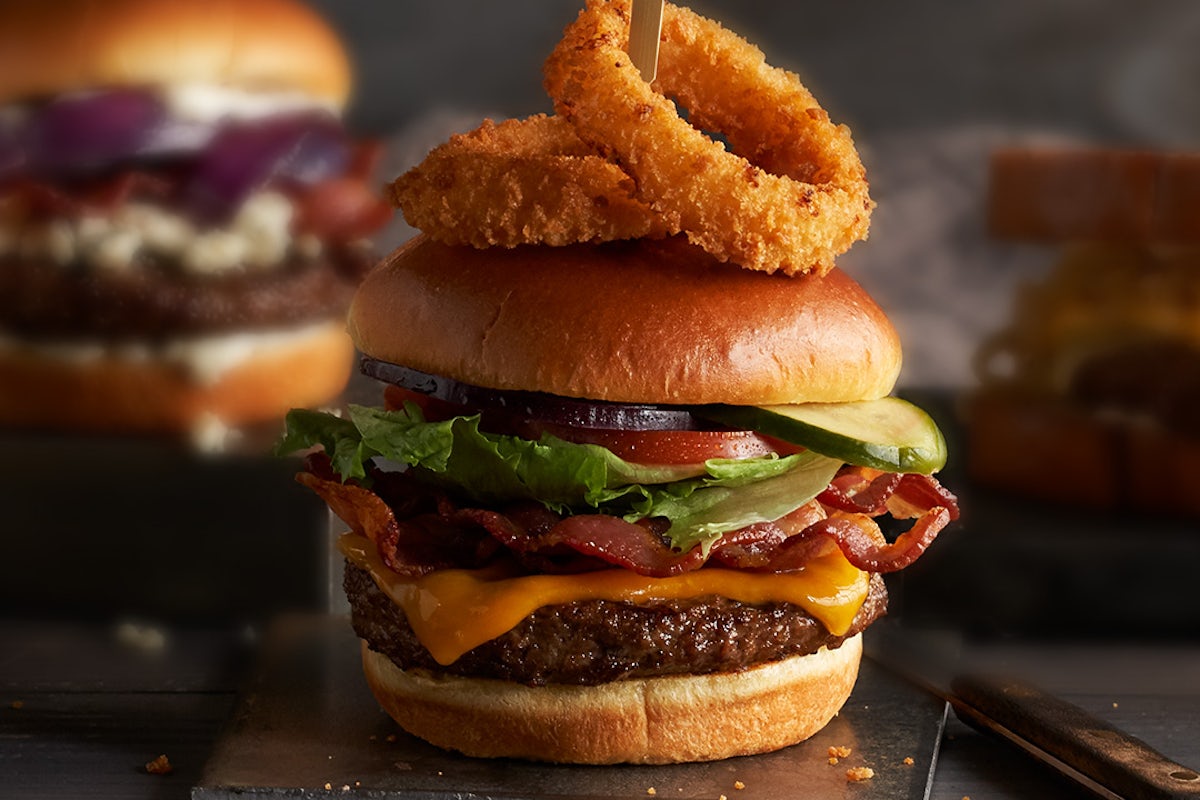 Order Steakhouse Bacon Cheeseburger food online from Black Angus Steakhouse store, Temecula on bringmethat.com