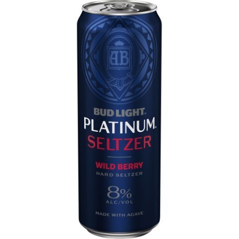 Order Bud Light Platinum Seltzer Wildberry 25oz Can food online from 7-Eleven store, New York on bringmethat.com