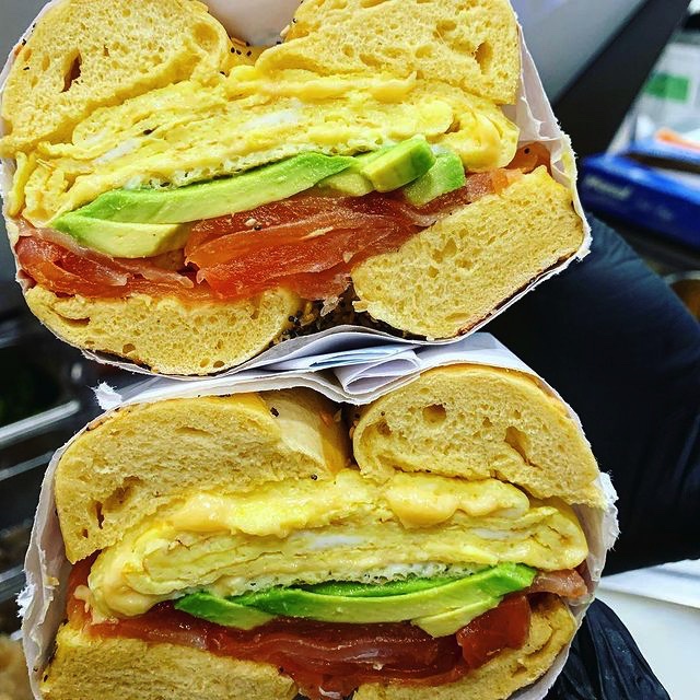 Order 2 Eggs on a Bagel food online from Bagel boss store, New York on bringmethat.com