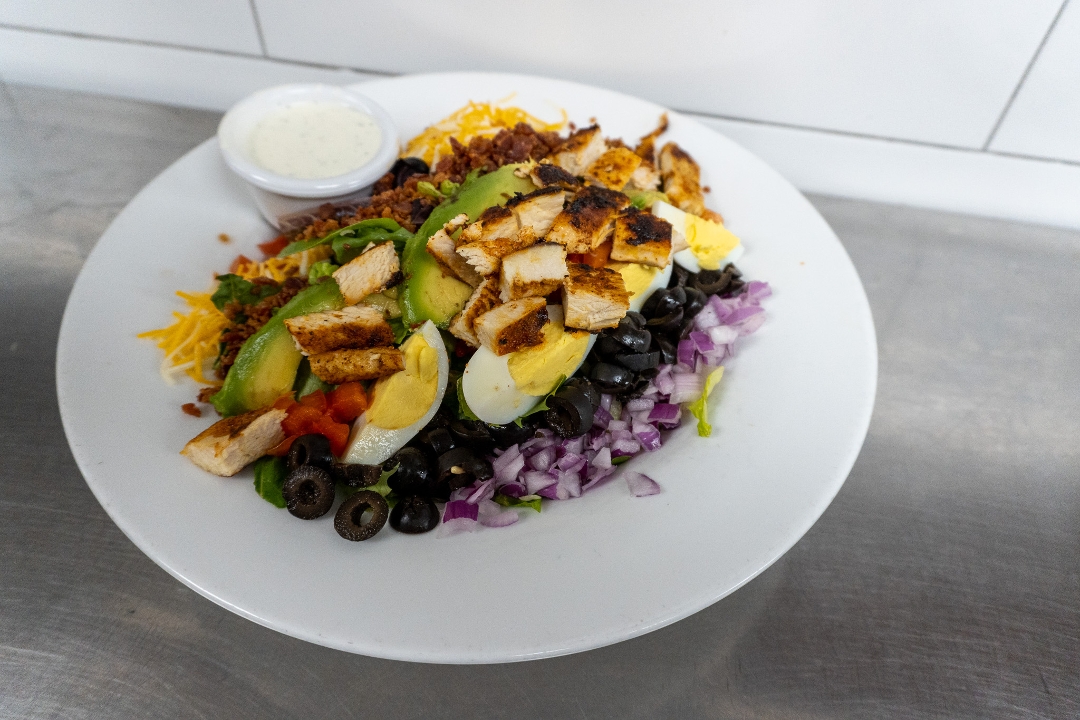 Order Blackbog Chicken Cobb Salad food online from Kilkenny Irish Pub store, Tulsa on bringmethat.com