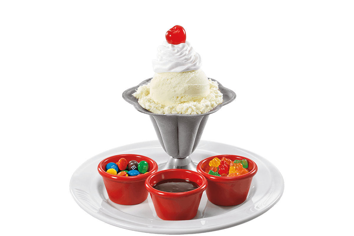 Order Kids Build Your Own Sundae food online from Friendlys Ice Cream Shop store, Bensalem on bringmethat.com
