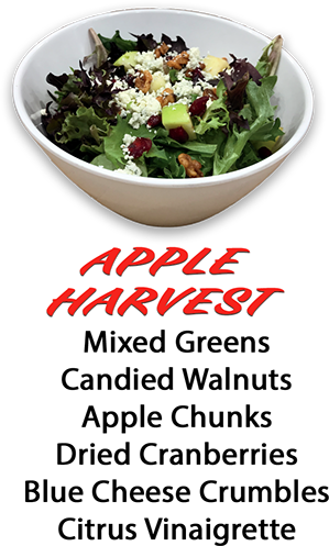 Order Apple Harvest Salad food online from Pza Pizzaria store, Lake Havasu City on bringmethat.com