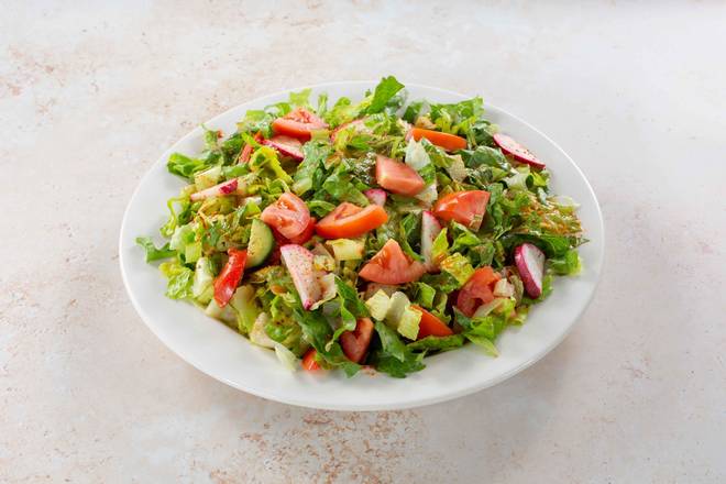 Order Fatoosh Salad food online from Shawarma House store, Garden Grove on bringmethat.com