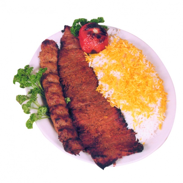 Order Beef Soltani Kabob food online from Shiraz Restaurant store, Glendale on bringmethat.com