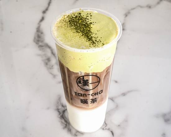 Order Frothy Matcha Cappuccino food online from Tan Cha store, San Diego on bringmethat.com