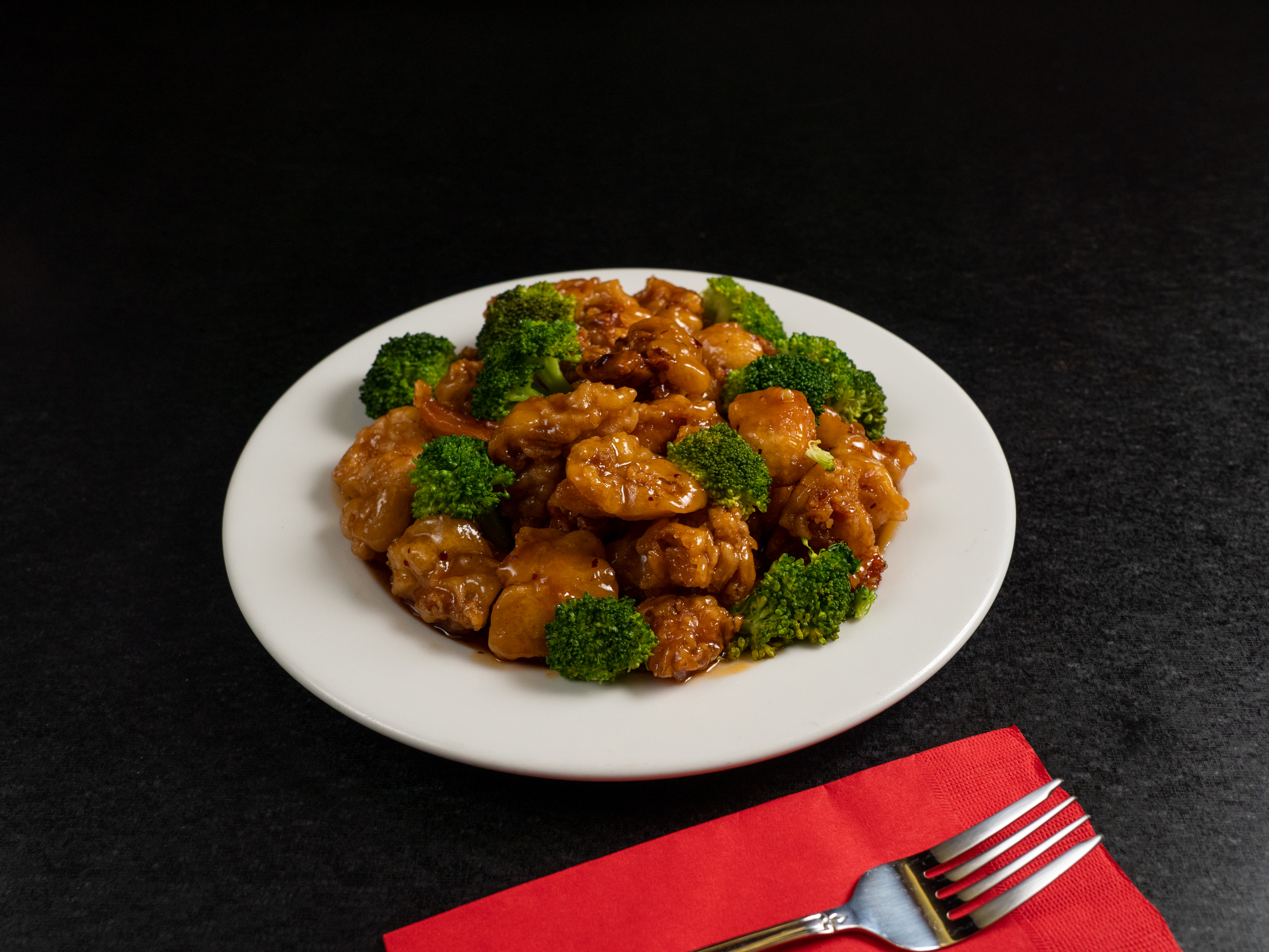 Order General Tso Chicken food online from Takeniwa Asian Fusion Bistro store, Corpus Christi on bringmethat.com