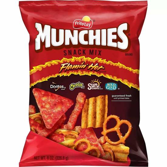 Order Munchies Snack Mix Flamin' Hot Big Bag food online from IV Deli Mart store, Goleta on bringmethat.com