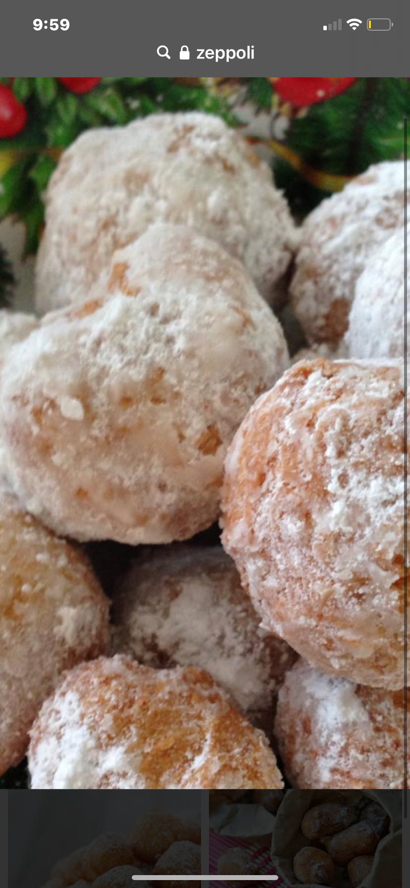 Order Zeppole - 6 Pieces food online from Il Forno store, Branchburg on bringmethat.com