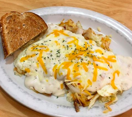 Order Loaded Hash Browns  food online from Sunny Street Cafe store, Columbus on bringmethat.com