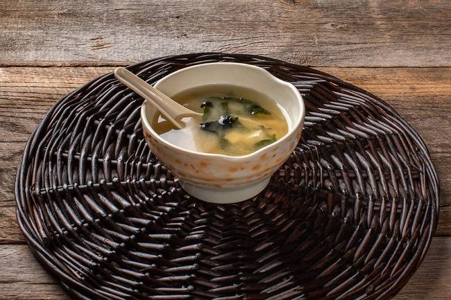 Order Miso Soup food online from Yamachen Sushi store, Virginia Beach on bringmethat.com