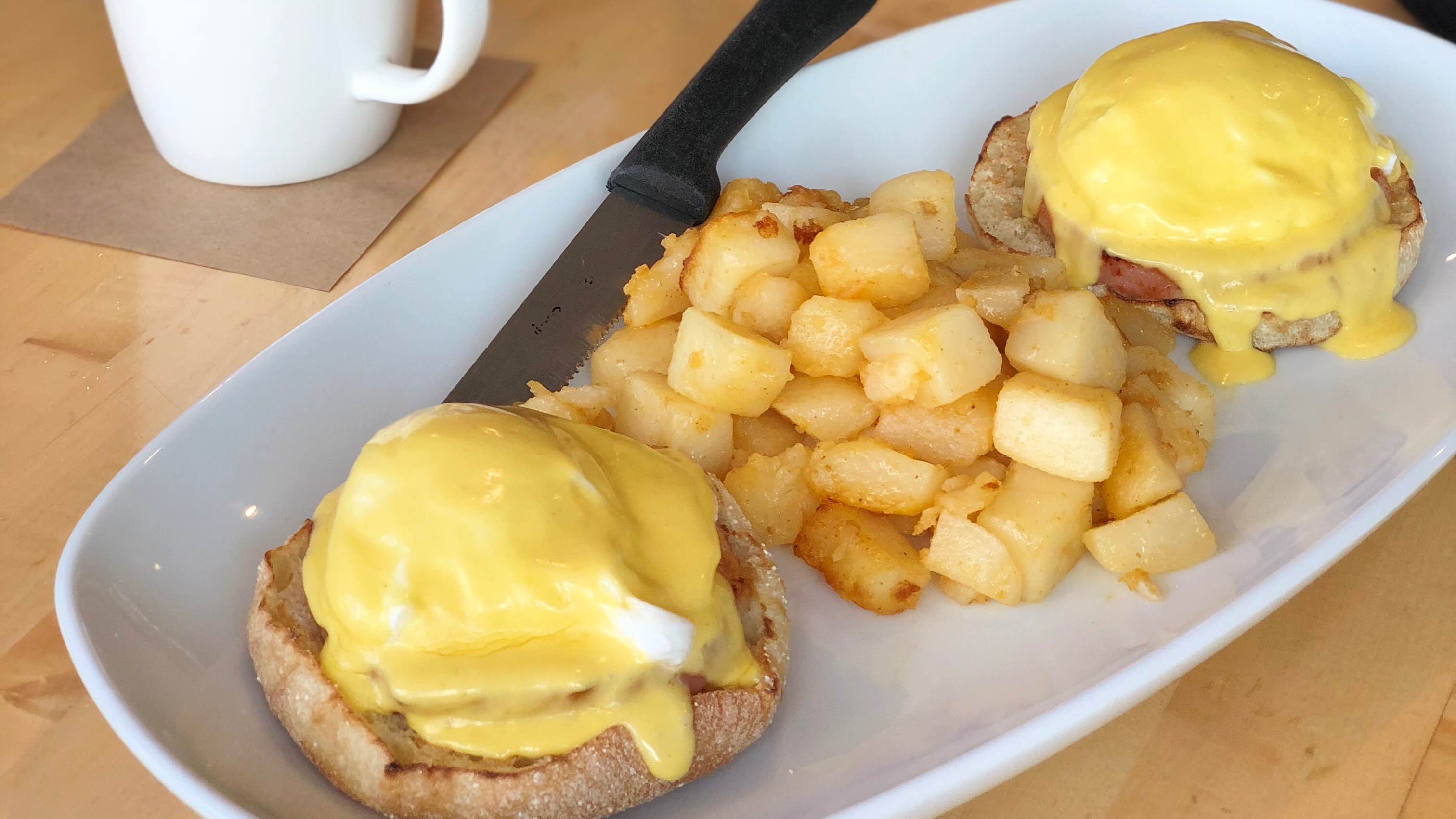 Order Eggs Benedict food online from Yolk One Arts Plaza store, Dallas on bringmethat.com