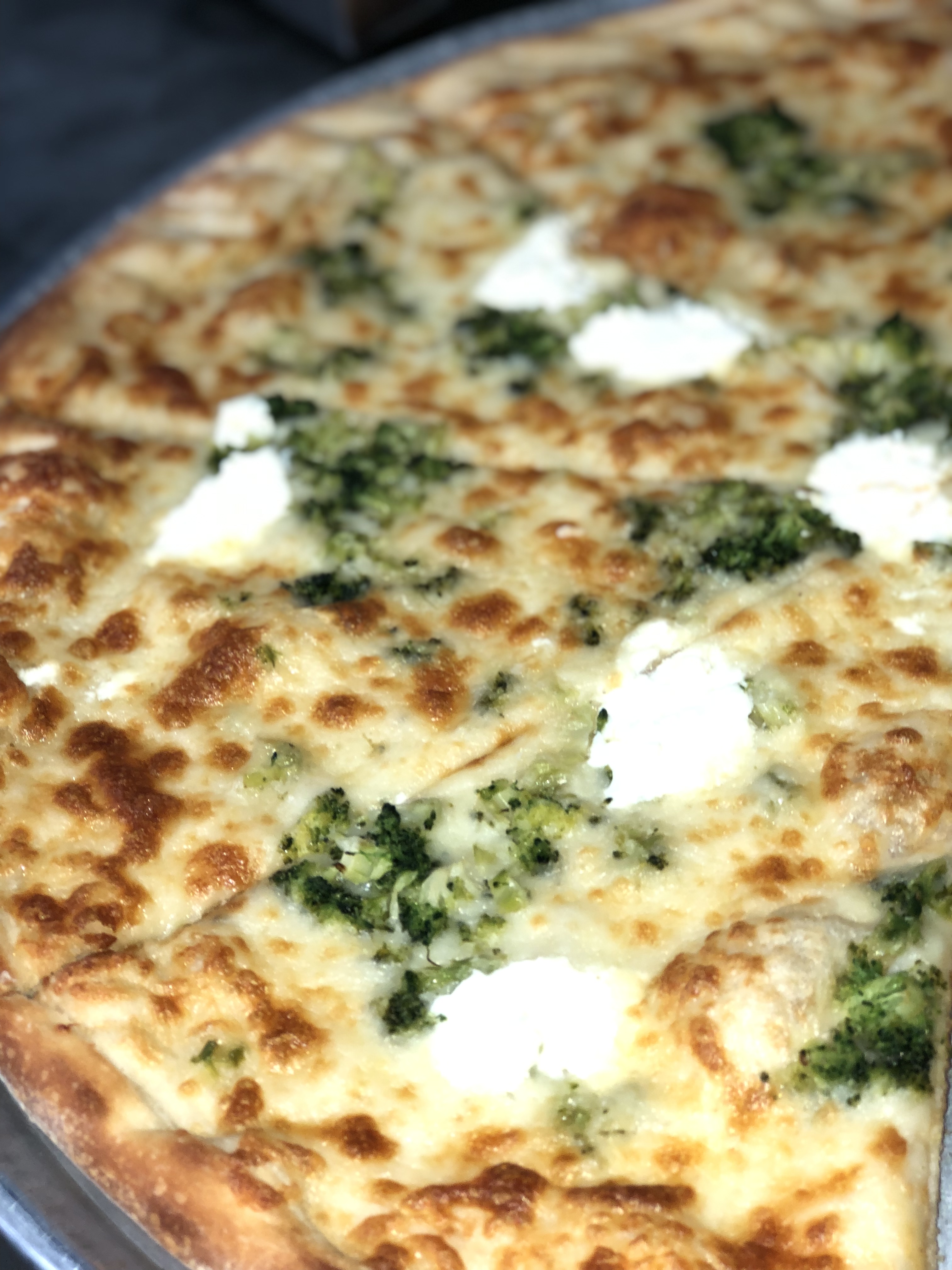 Order White Broccoli & Ricotta pizza  food online from State Street Pizzeria store, Schenectady on bringmethat.com