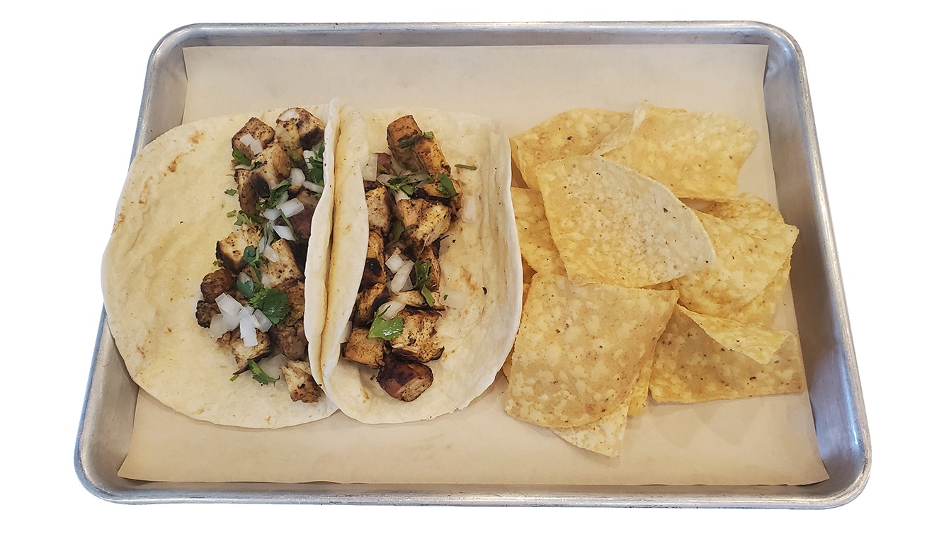Order Grilled Chicken Tacos food online from Tipping Point store, Modesto on bringmethat.com