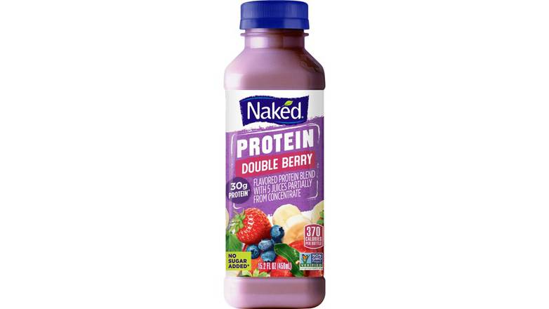 Order Naked Protein Double Berry Juice food online from Star Variety store, Cambridge on bringmethat.com