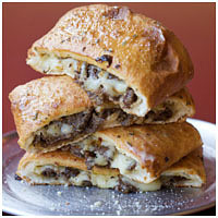 Order Philly Cheesesteak Stromboli food online from Double Dave's store, Midland on bringmethat.com
