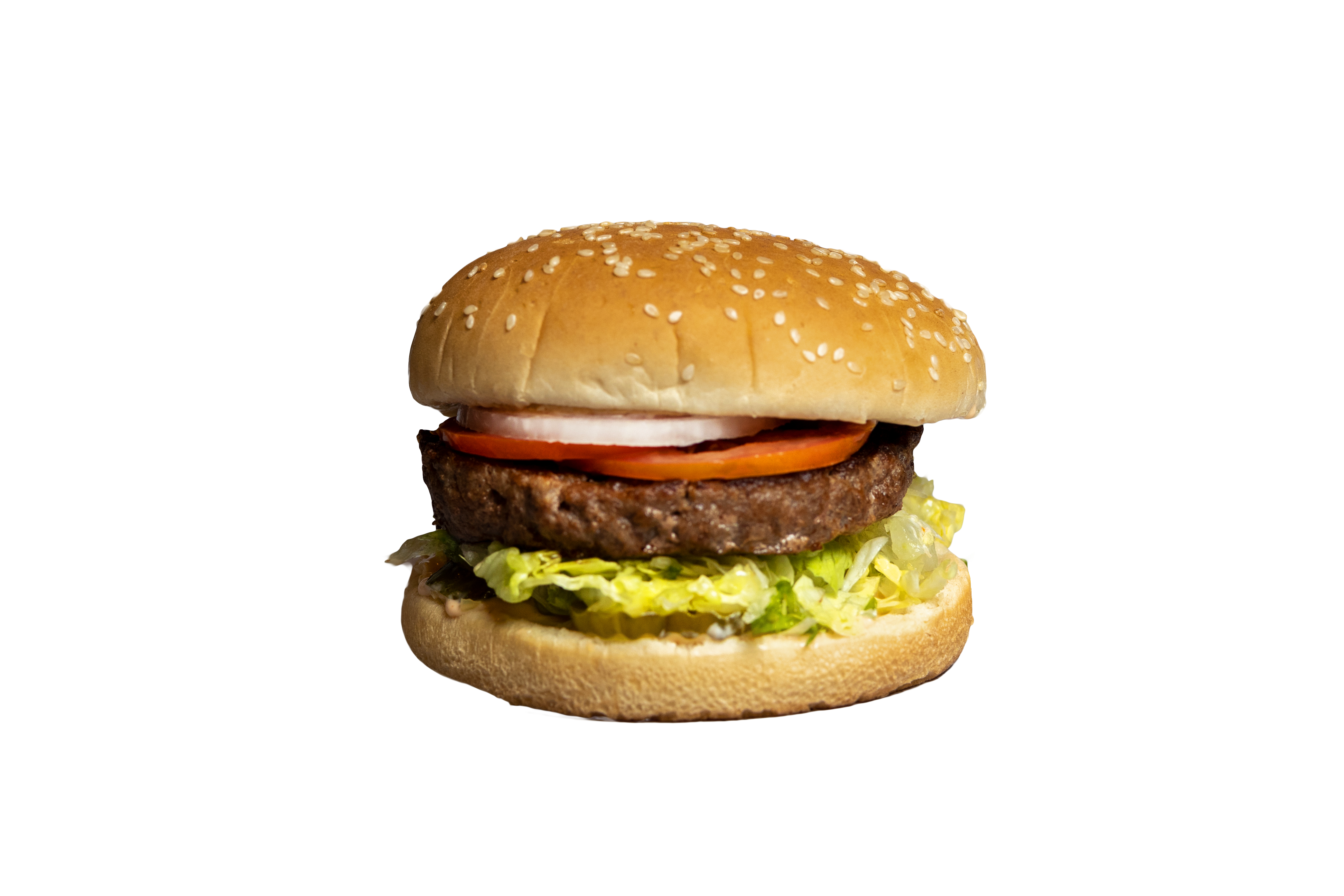 Order #7 Halal (Pure) Burger food online from Burger Bun store, Glendale on bringmethat.com