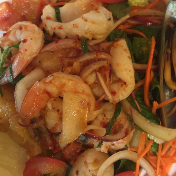 Order 17. Thai Ocean Salad food online from Thai Bangkok Cuisine store, Cupertino on bringmethat.com