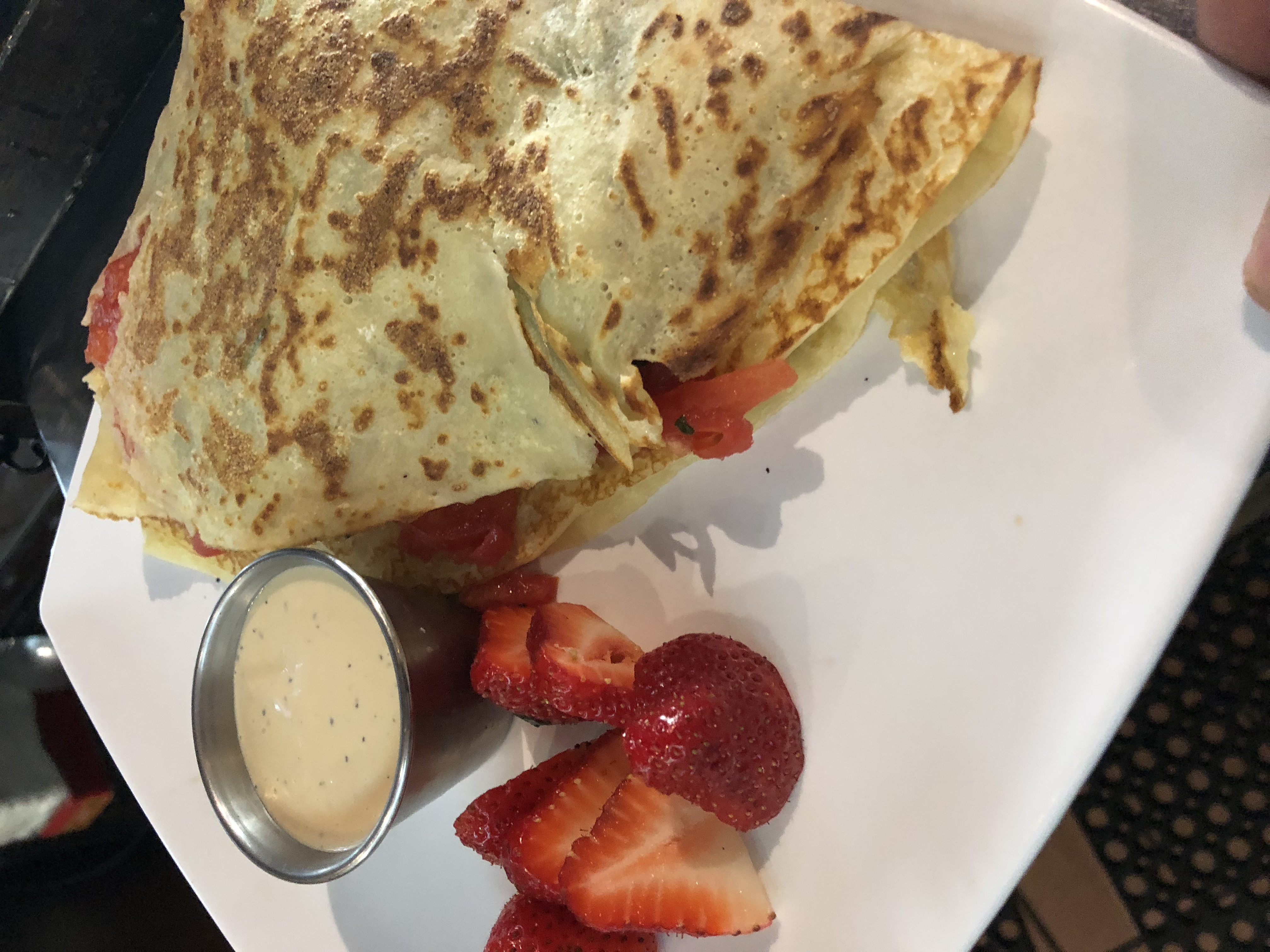 Order Pantheon Breakfast Crepe food online from Iguana Cafe store, Chicago on bringmethat.com