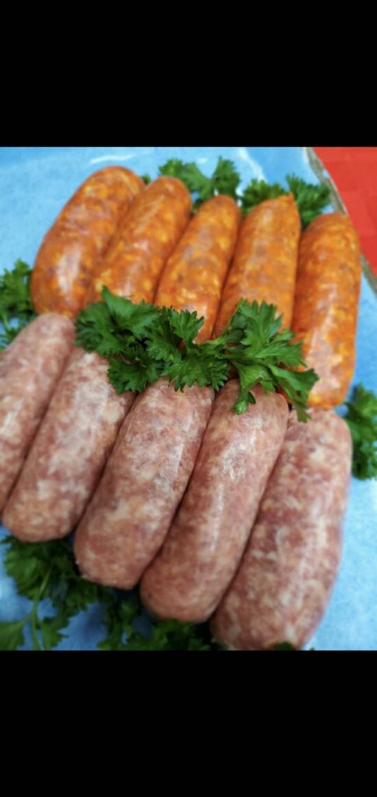 Order Sweet Sausage (1lb- 5pc) food online from Cow Palace Butcher Shop store, Middle Island on bringmethat.com