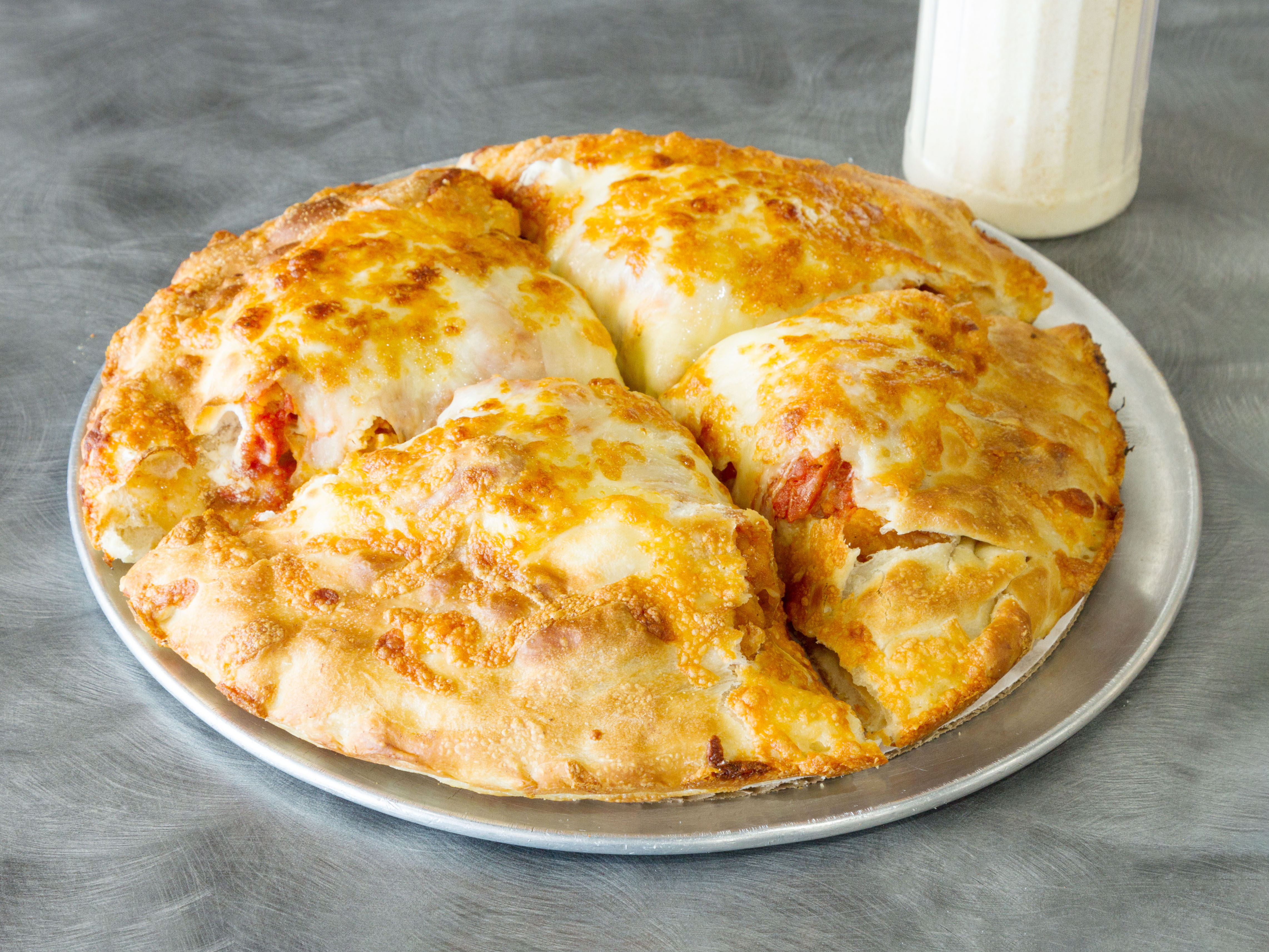 Order Chicken Parmigiana Calzone food online from Giovanni's Roast Beef & Pizza store, Malden on bringmethat.com