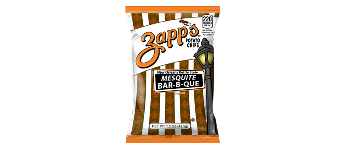 Order Zapp's Mesquite Bar-B-Que Chips food online from Potbelly Sandwich Shop store, Louisville on bringmethat.com