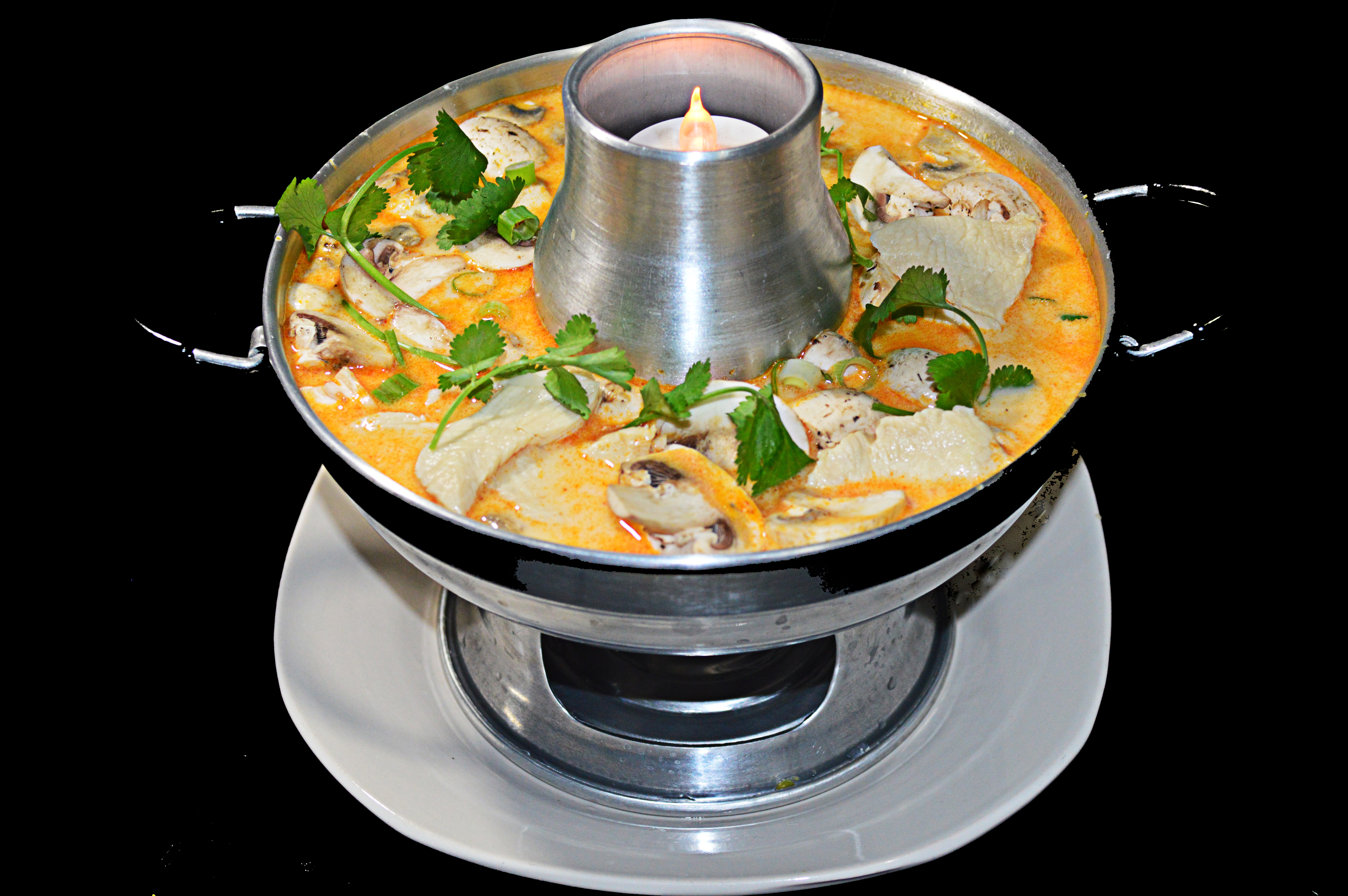 Order Coconut Soup Chicken Large food online from Thai Thai Cuisine store, Corona on bringmethat.com