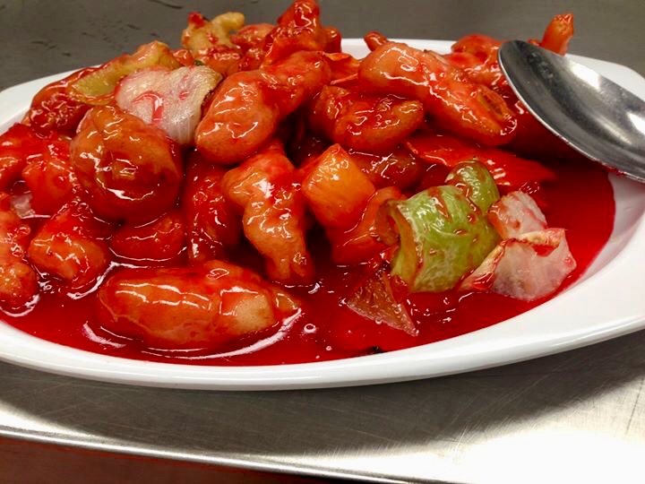 Order 82. Sweet and Sour Chicken food online from China Kitchen store, Ventura on bringmethat.com
