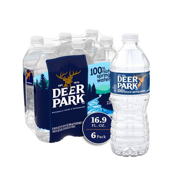 Order Deer Park 100% Natural Spring Water (16.9 oz x 6 ct) food online from Rite Aid store, Painesville on bringmethat.com
