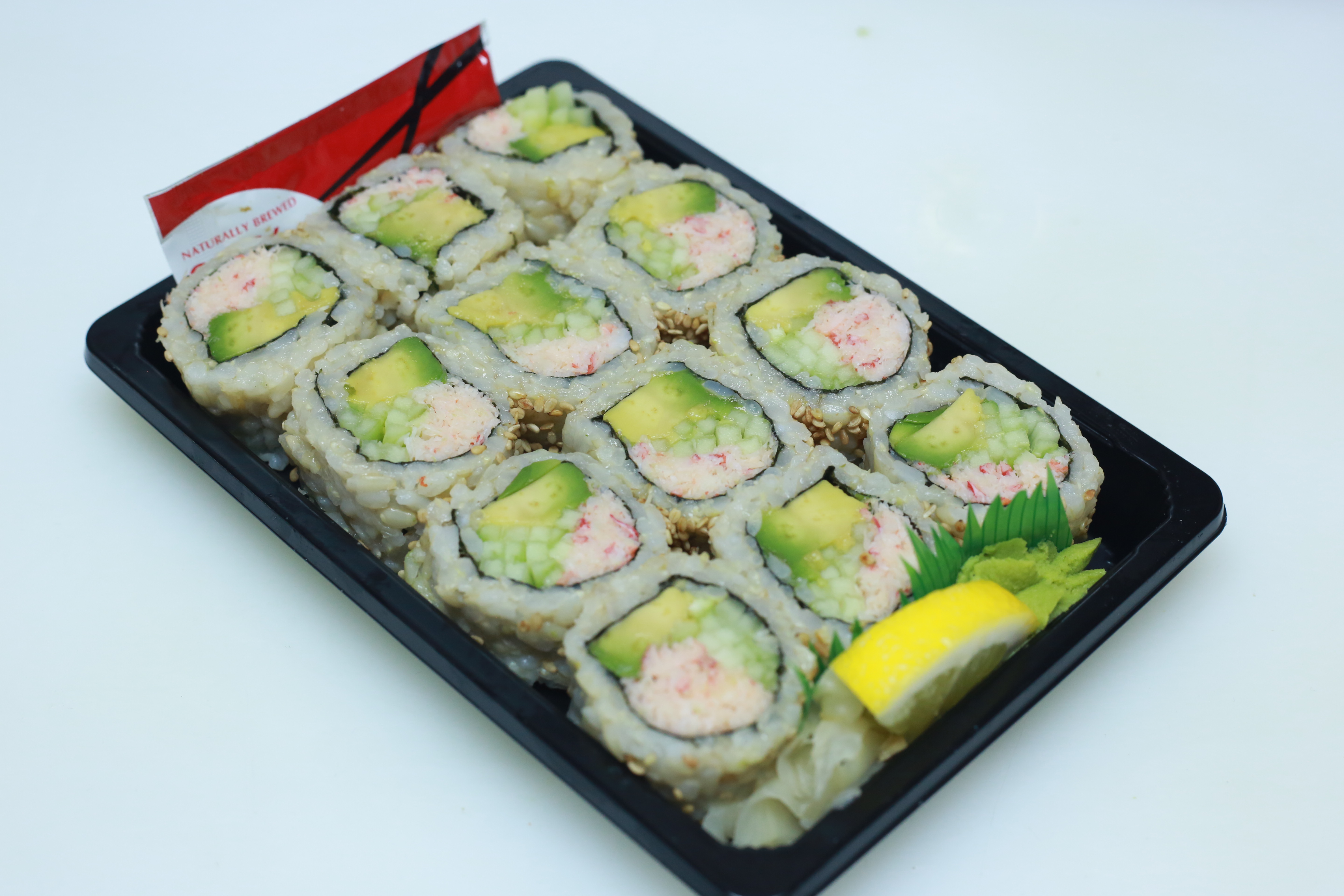Order Real Crab Roll food online from Van Sushi Cafe store, Vernon Hills on bringmethat.com