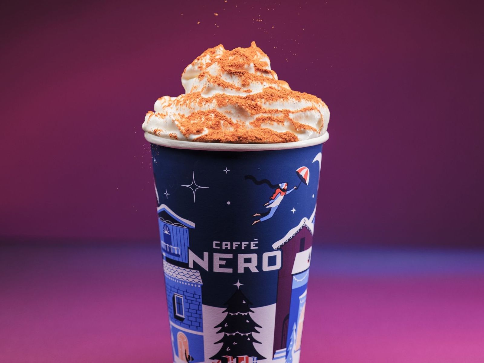 Order Maple Spice Latte Regular (12oz) food online from Caffe Nero store, Beverly on bringmethat.com
