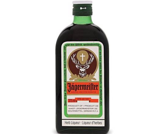 Order Jägermeister, 375mL bottle (35% ABV) food online from Central Liquor Market store, Los Angeles on bringmethat.com