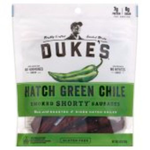 Order Duke's Hatch Green Chile Smoked Shorty Sausages 5oz food online from eVe store, Ann Arbor on bringmethat.com