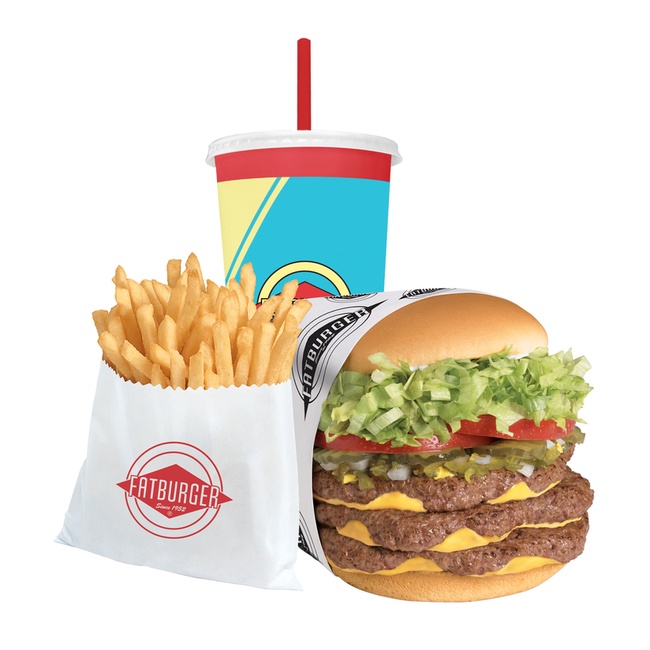 Order XXXL Fatburger (1.5lb) Meal food online from Fatburger store, Las Vegas on bringmethat.com