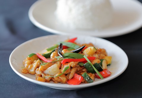 Order Stir Fry Chicken food online from Dingdi Myanmar Restaurant store, Lewisville on bringmethat.com