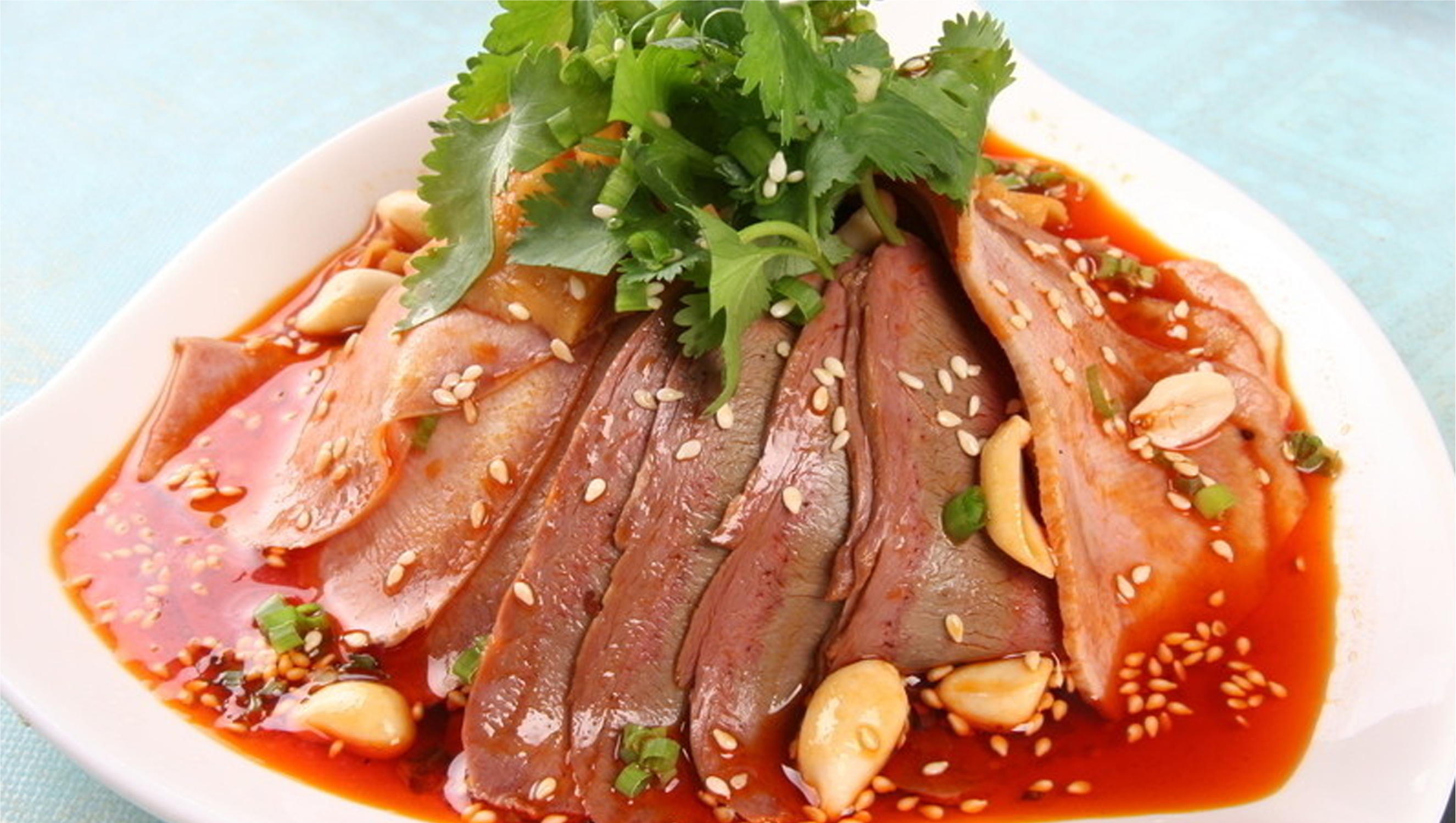 Order 1. Ox Tongue and Tripe with Special Peppery Sauce food online from Grand sichuan eastern store, New York on bringmethat.com