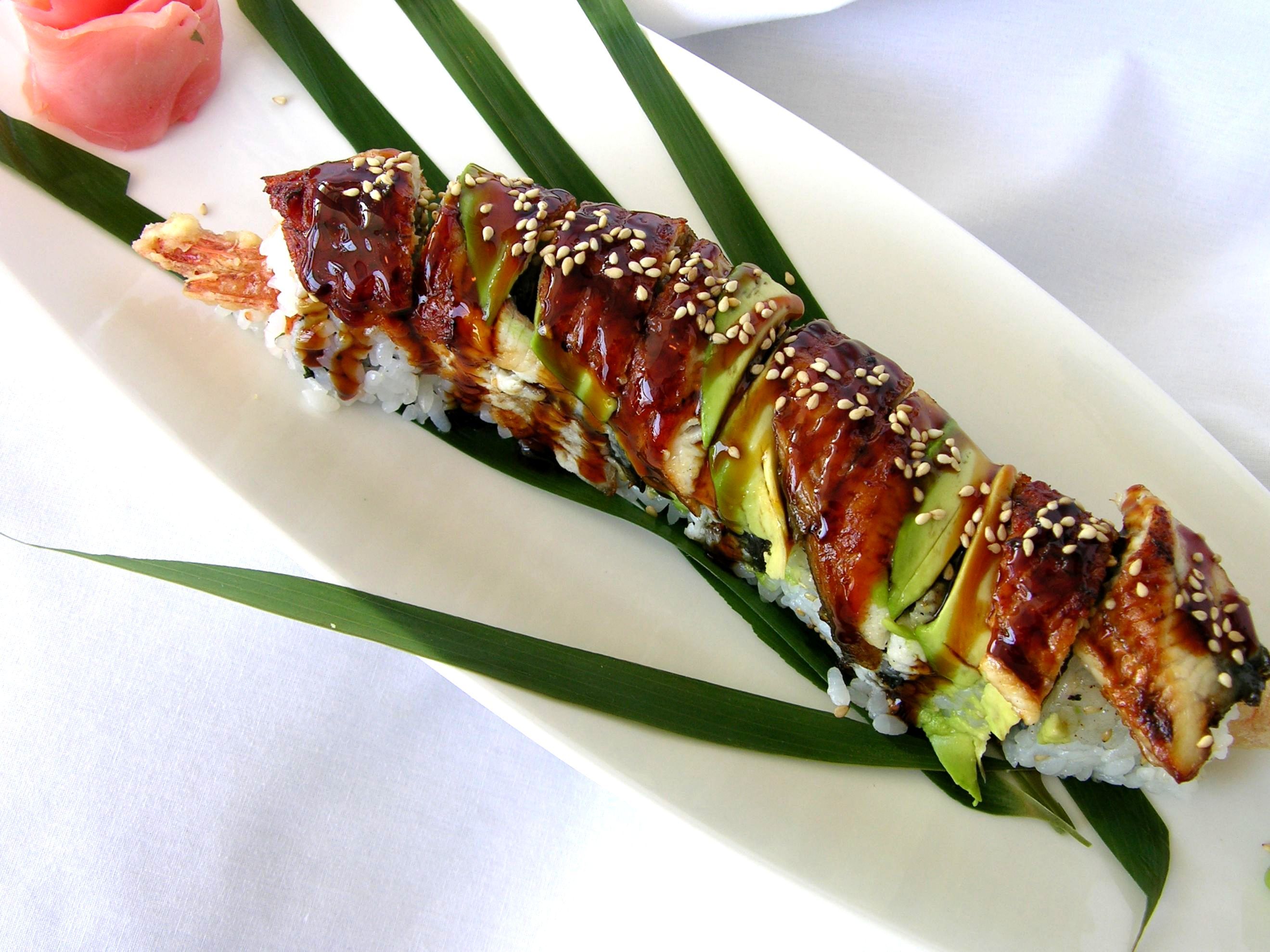 Order Dragon Roll food online from Ichiban Golden Dragon store, South Bend on bringmethat.com