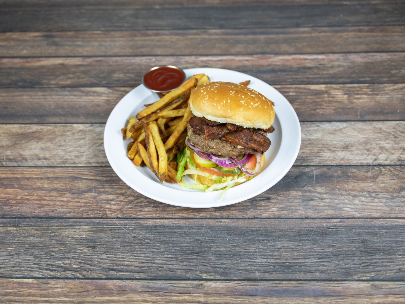 Order Legendary "10oz" Burger food online from The Local store, West Newton on bringmethat.com