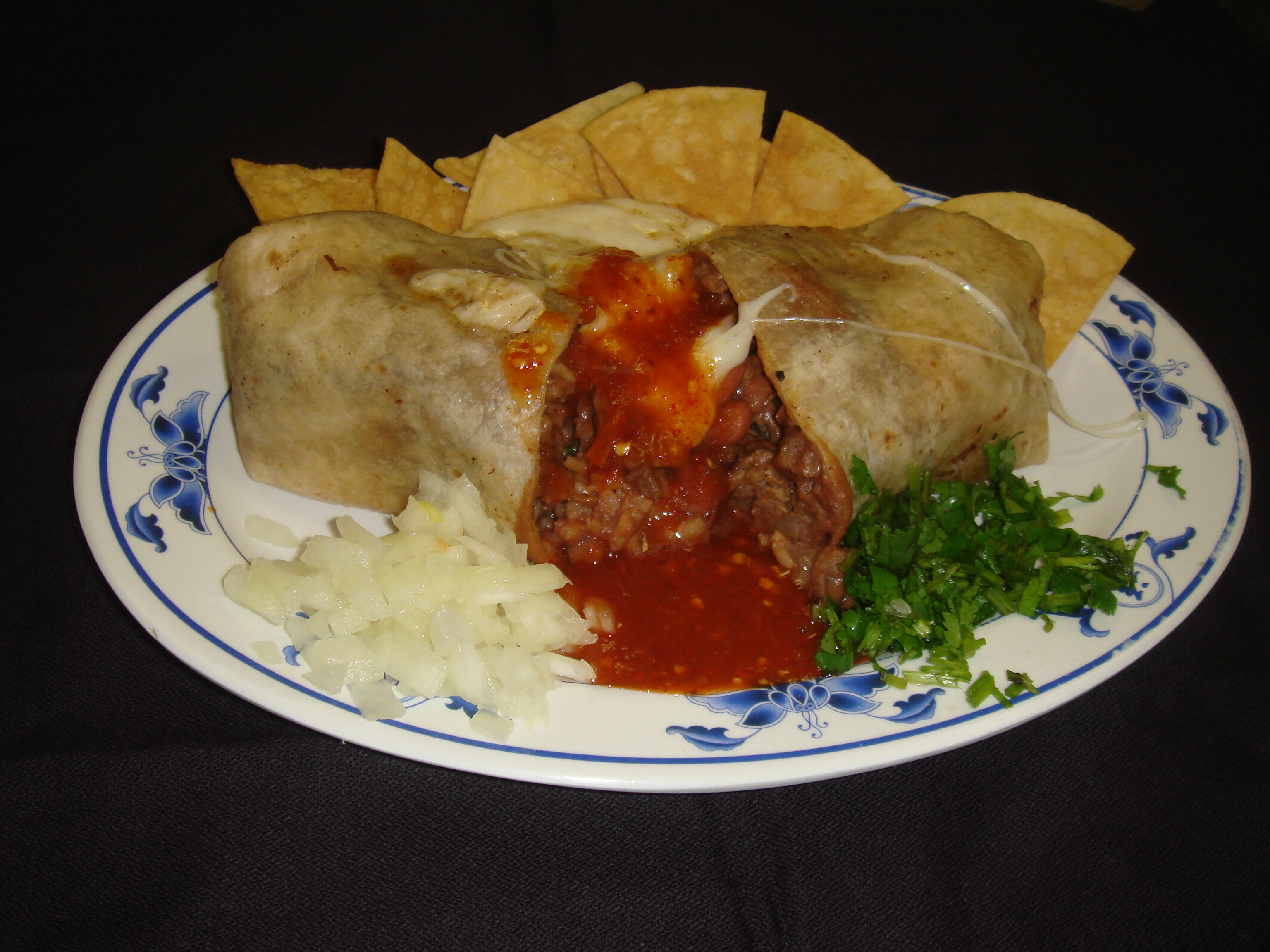 Order Asada Burrito food online from Pupuseria Y Restaurante La Llama store, Port Hueneme on bringmethat.com