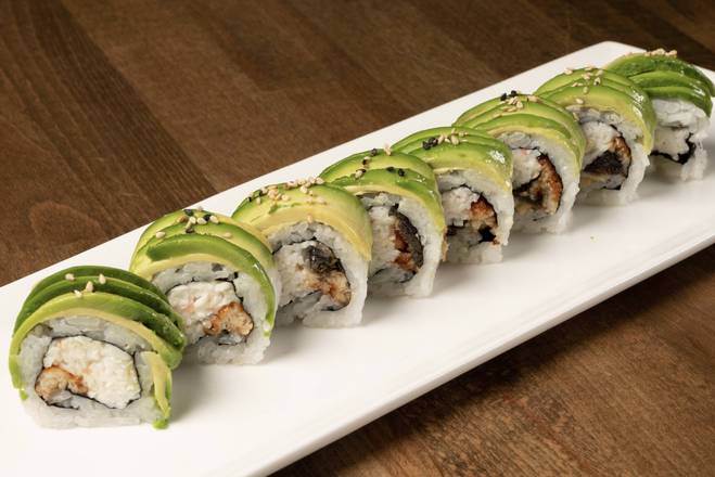 Order Caterpillar Roll food online from Zeppin Sushi LLC store, Encino on bringmethat.com