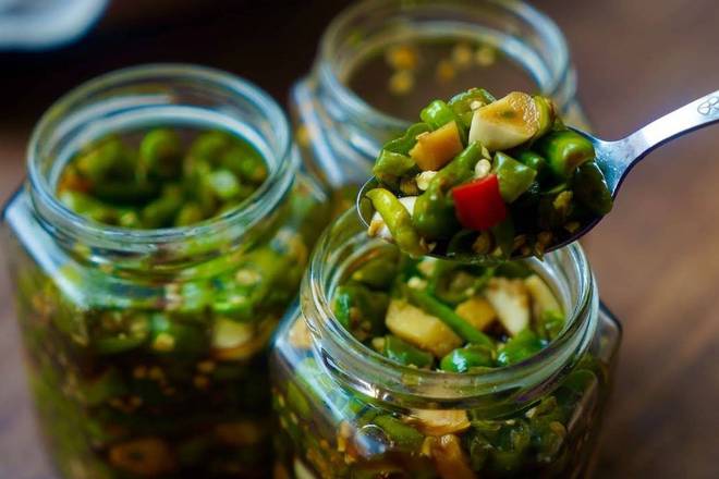 Order Pickled Green Peppers  青辣椒 food online from China Boy store, Washington on bringmethat.com
