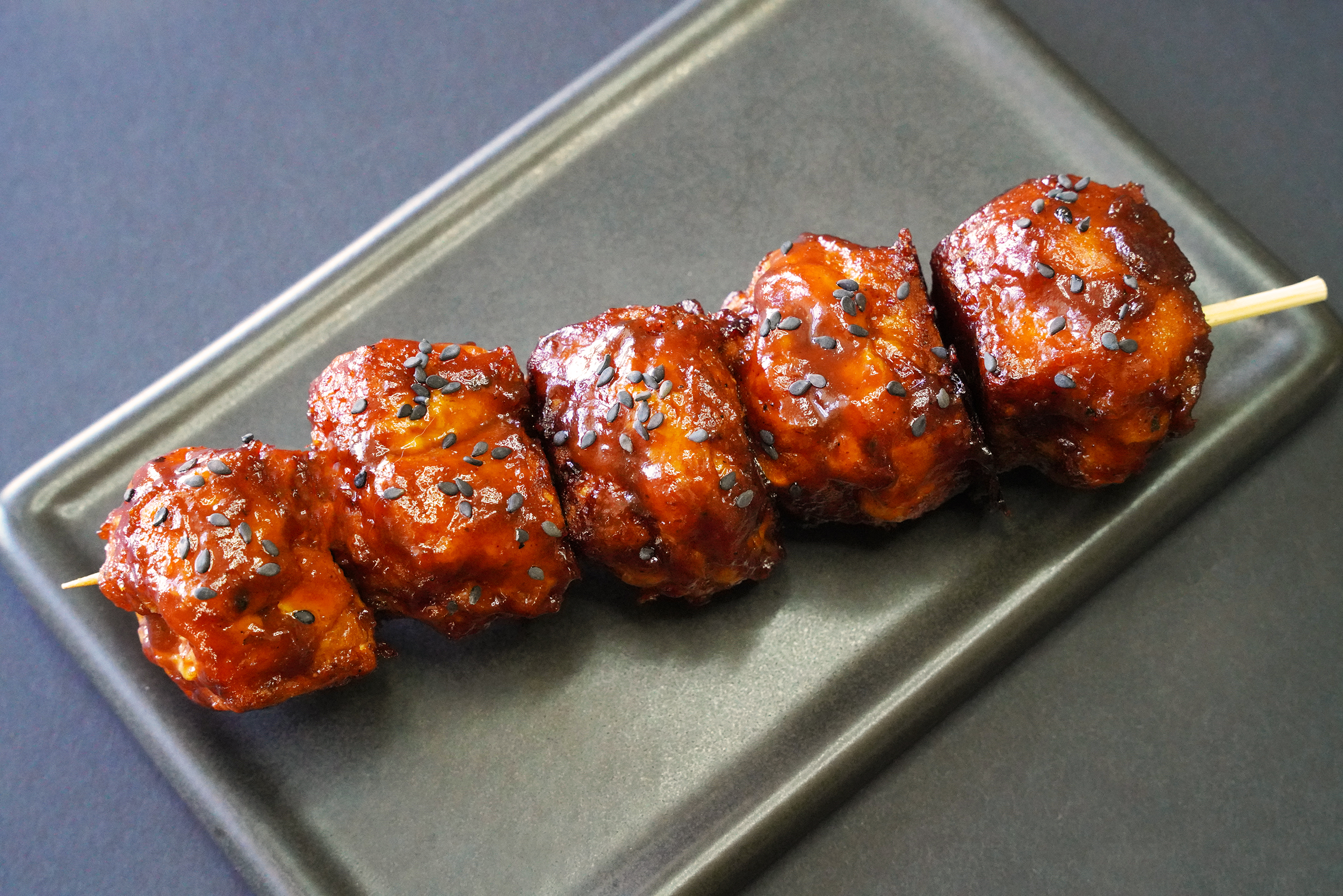 Order BBQ Tofu Skewer food online from Cafe Yumm! store, Seattle on bringmethat.com