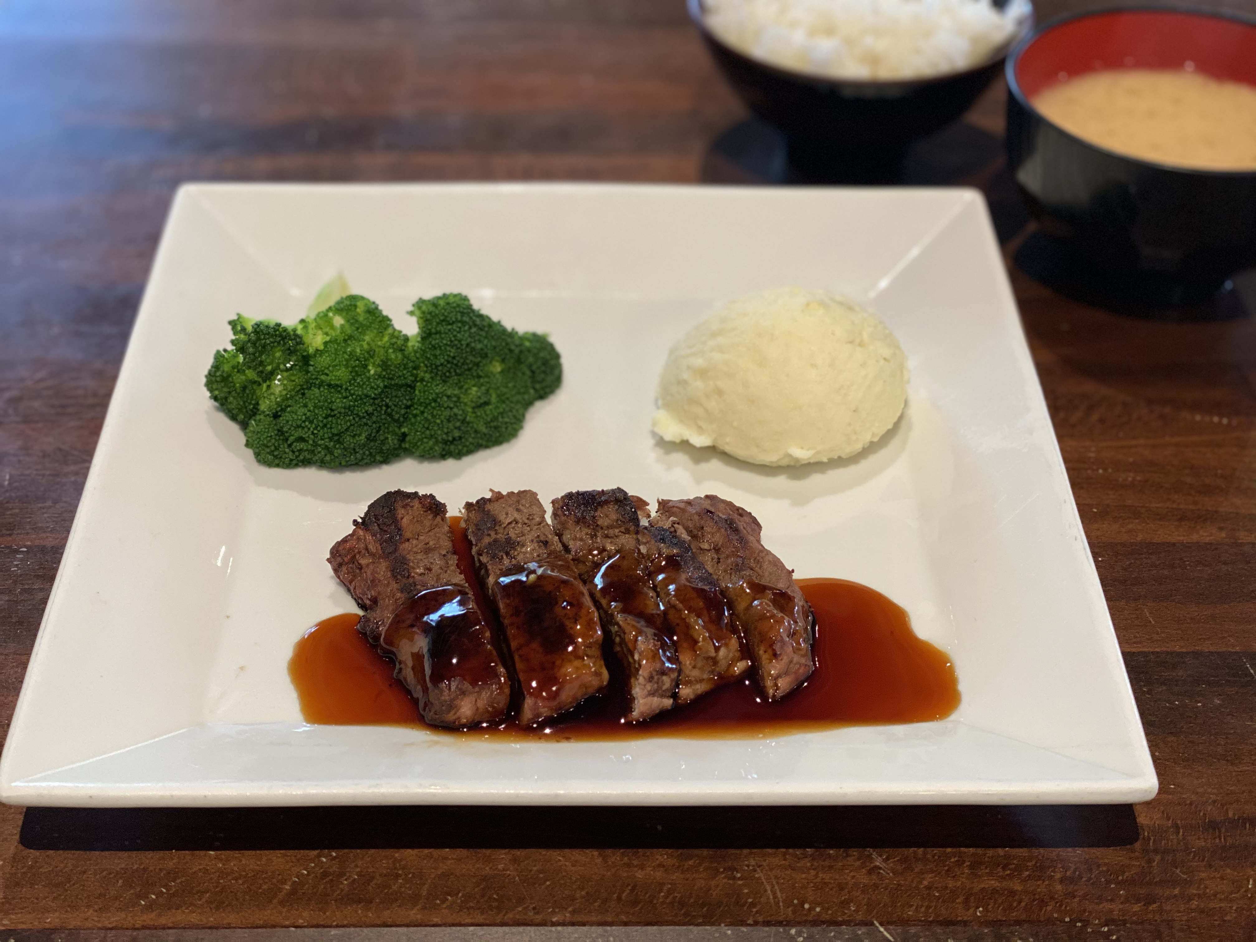 Order Beef Teriyaki Dinner food online from Kanpai Japanese Sushi Bar &amp; Gril store, Santa Monica on bringmethat.com