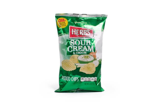 Order Herr's Sour Cream and Onion Chips 2.75oz food online from Wawa 211 store, Philadelphia on bringmethat.com