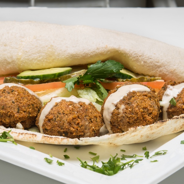 Order Falafel Wrap food online from Ikram Grill store, Fountain Valley on bringmethat.com