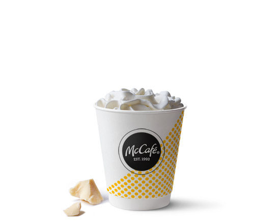 Order White Chocolate Hot Chocolate food online from McDonald's store, Los Angeles on bringmethat.com