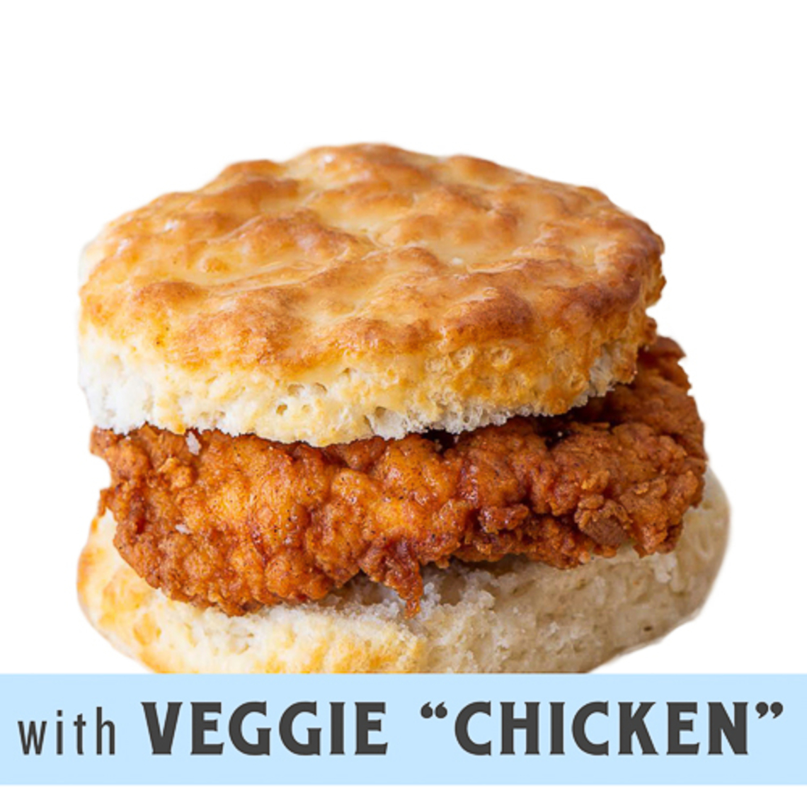 Order Veggie Chicken Sandwich food online from Rise Biscuits & Donuts store, Raleigh on bringmethat.com