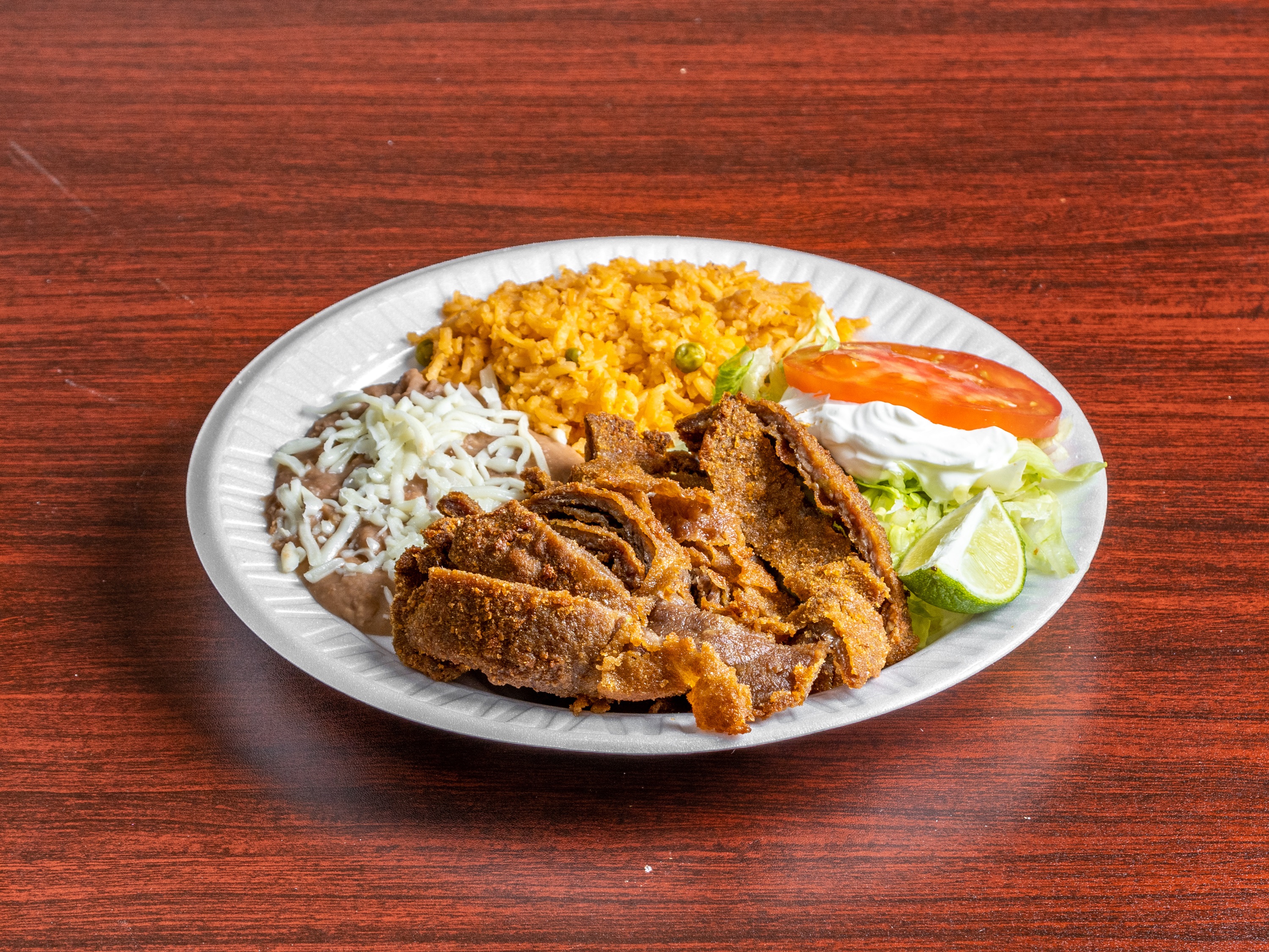 Order Milaneza Plate food online from Exxon Taqueria & Grill store, Balch Springs on bringmethat.com