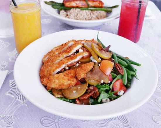 Order Caramelized Pear Salad food online from 26 Beach Cafe store, Marina del Rey on bringmethat.com