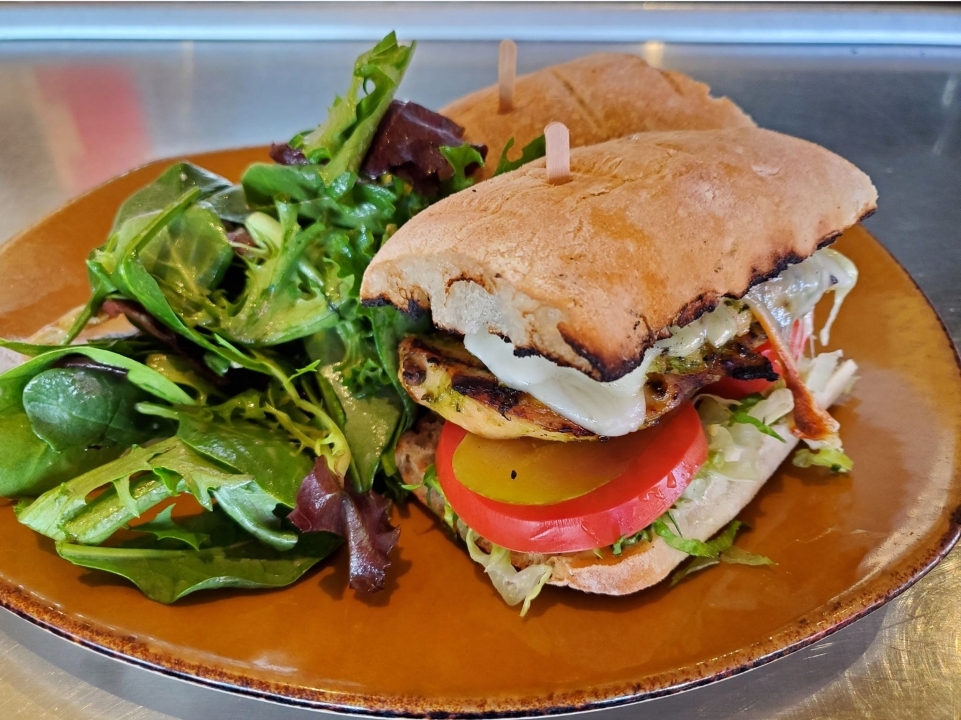 Order Grilled Rosemary Chicken Sandwich food online from Boca Pizzeria - Novato store, Novato on bringmethat.com